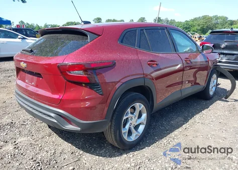 2025 Chevrolet Trax Ls из США, поврежденный, VIN KL77LFEP4SC114144